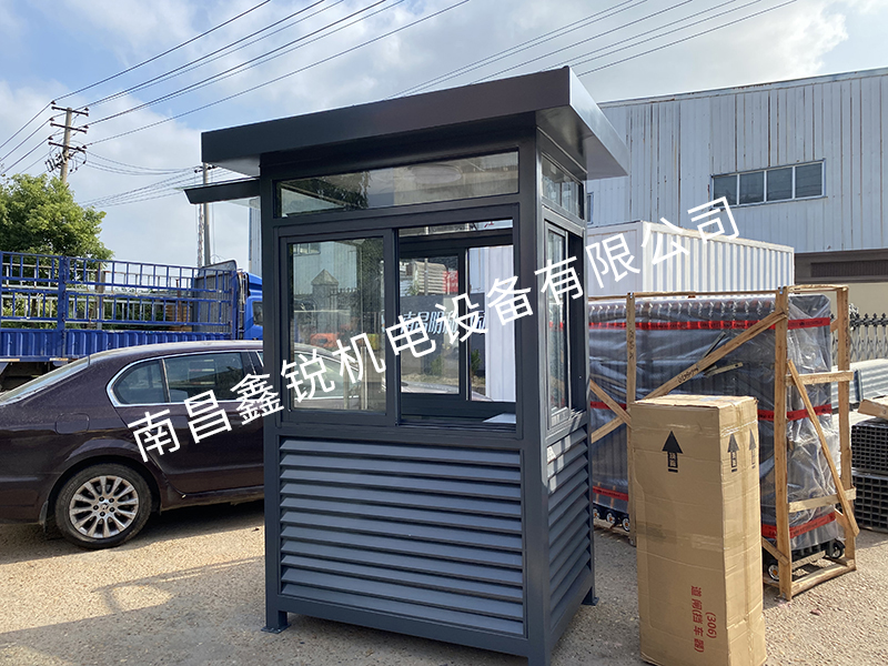 宜春凯旋城营销中心 不锈钢岗亭1.2-1.5-2.4高 2台发货 宜春新世界置业有限公司