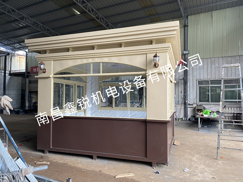 福建三明明溪县碧桂园生态公馆 欧式定制岗亭 3.0-3.0-3.1高 1台发货