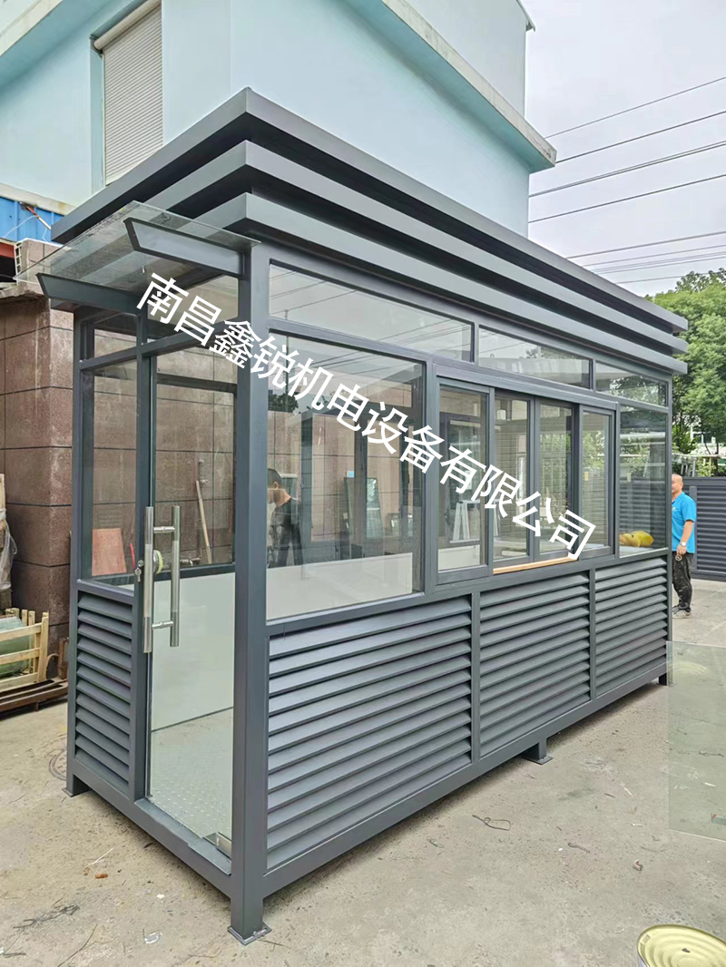 1.5-4.0-2.8钢结构岗亭 送货九江市中建八局江西财经职业学院项目经理部